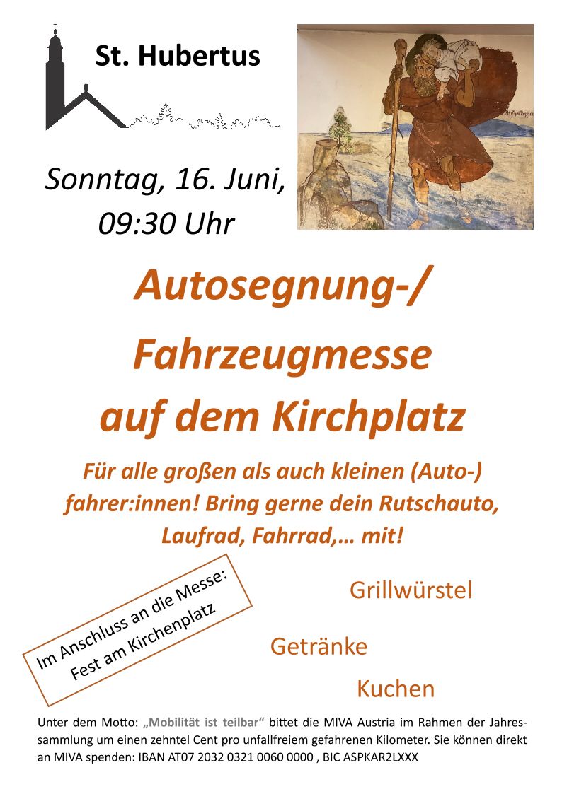 Fahrzeugmesse 16. Juni
